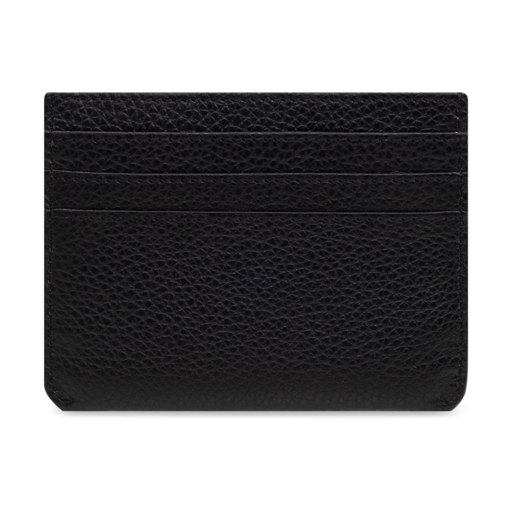 Marni Leren kaarthouder Black Heren
