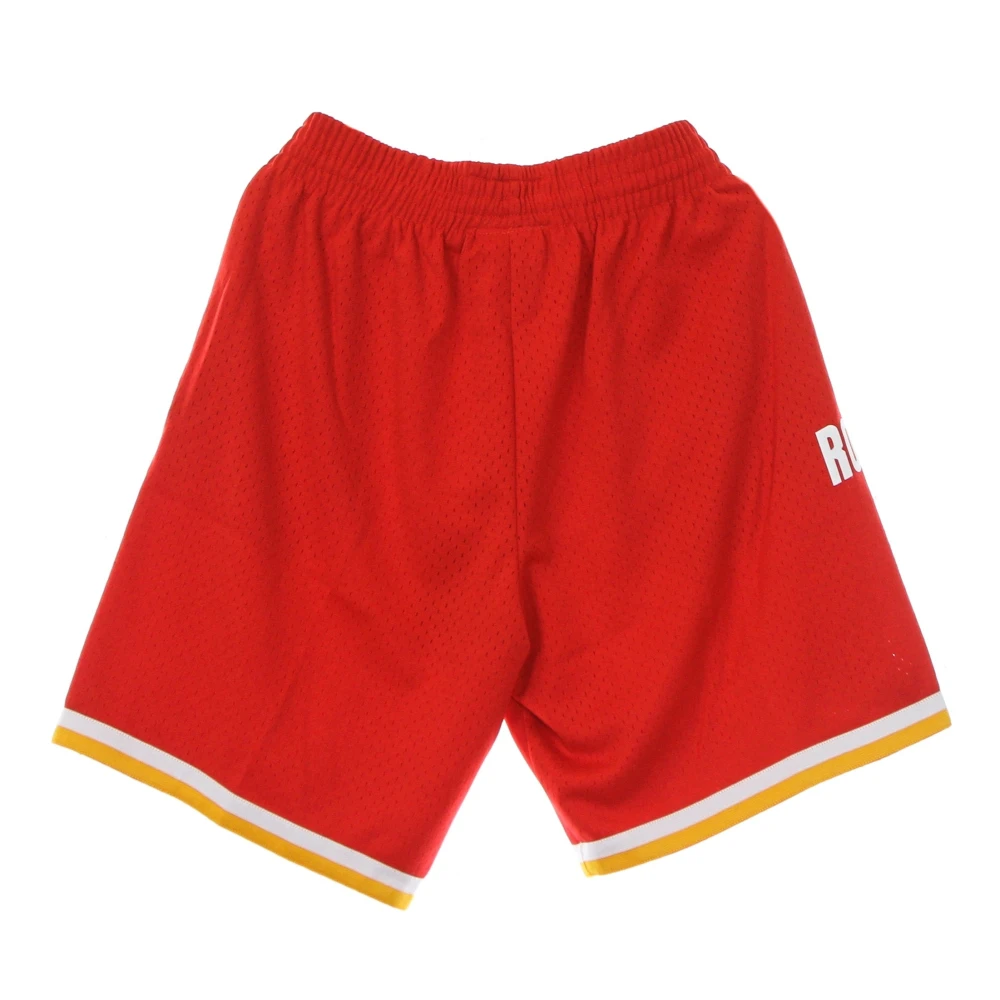 Mitchell & Ness Houston Rockets NBA Swingman Basketball Shorts Red Heren