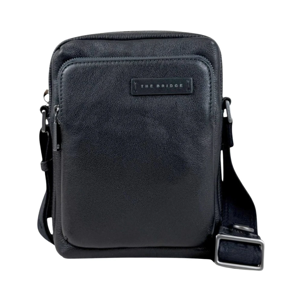 The Bridge Mannelijk Zwart Tassen Heren, One Size, Leer, Ludovico Crossbody