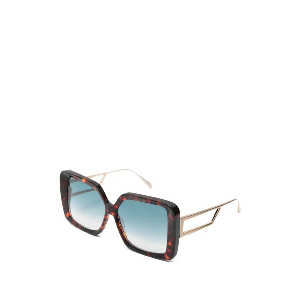 Linda Farrow Brown Sunglasses, Female, 59 Mm, Sunglasses