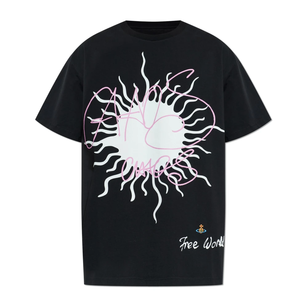 Vivienne Westwood Uomo Nero - T-Shirt Con Stampa - Tops - S