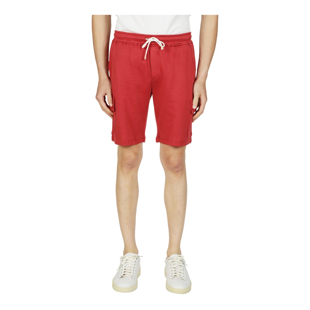 Eleventy Casual Shorts Red Heren