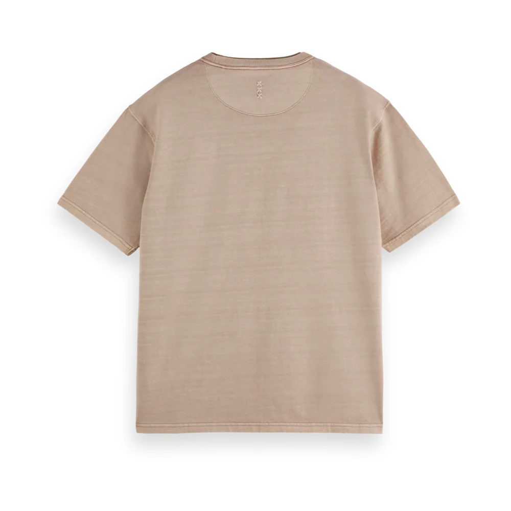 Scotch & Soda Relaxed Fit Katoenen T-shirt Brown Heren