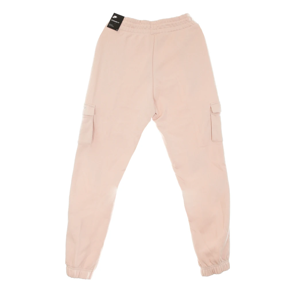 Nike Fleece Trainingsbroek met Swoosh Logo Pink Dames