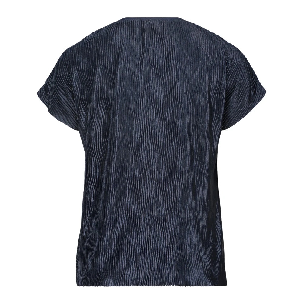 Betty Barclay Gestructureerd Shirt met Boothals Blue Dames