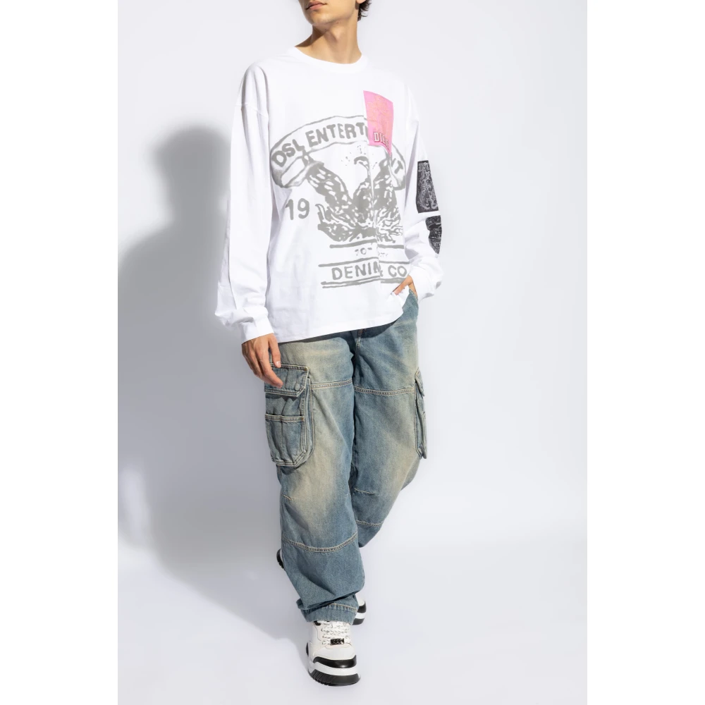 Diesel Jeans D-Fish-Cargo L.32 Blue Heren