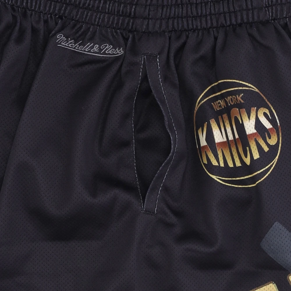 Mitchell & Ness NBA Big Face Basketball Shorts Black Heren