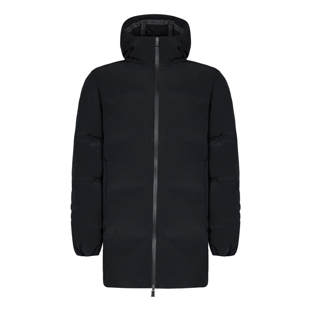 Herno Zwarte Driekwartjas Stedelijke Winter Black Heren