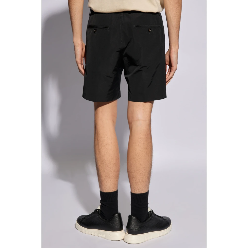 Tom Ford Shorts met logo Black Heren
