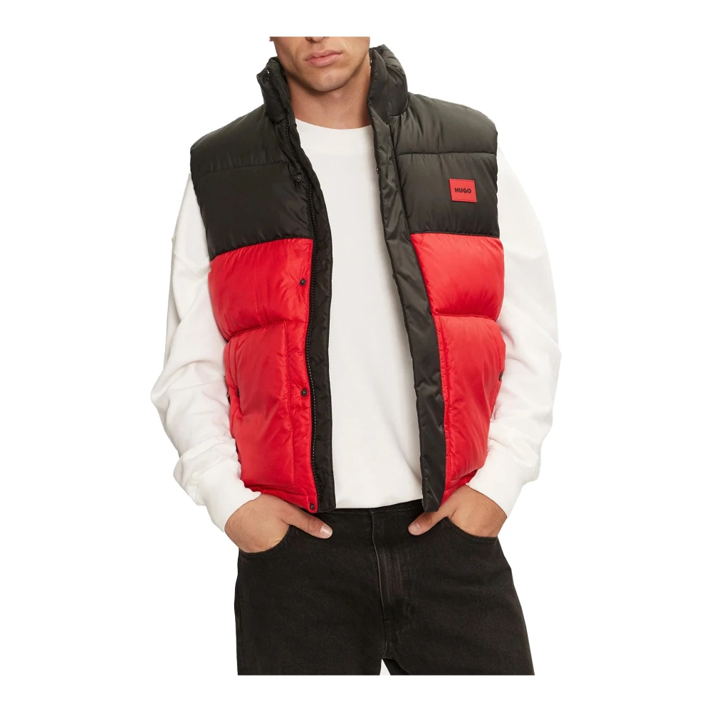 Hugo Boss Rode mouwloze jas Baltino Multicolor Heren