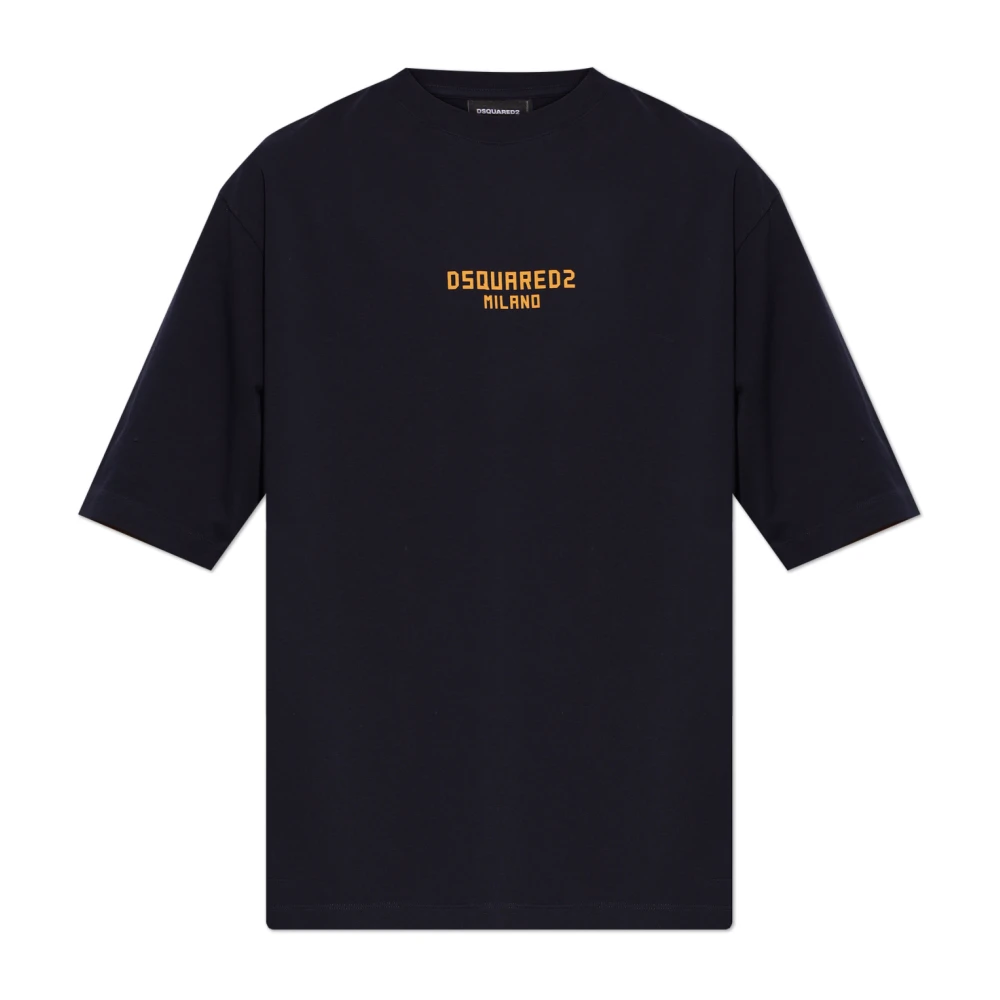 Dsquared2 Men's Blue T-Shirts, S, Logo T-Shirt