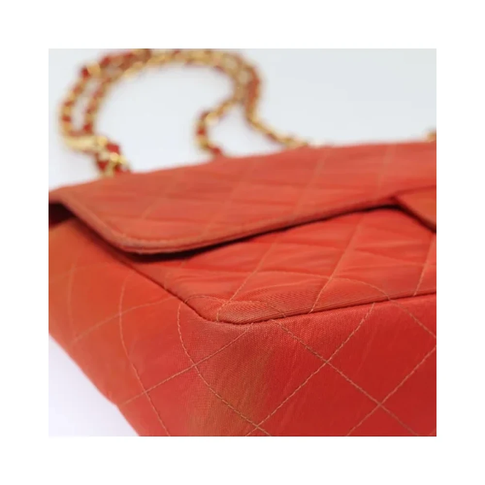 Chanel Vintage Pre-owned Nylon chanel-bags Orange Dames