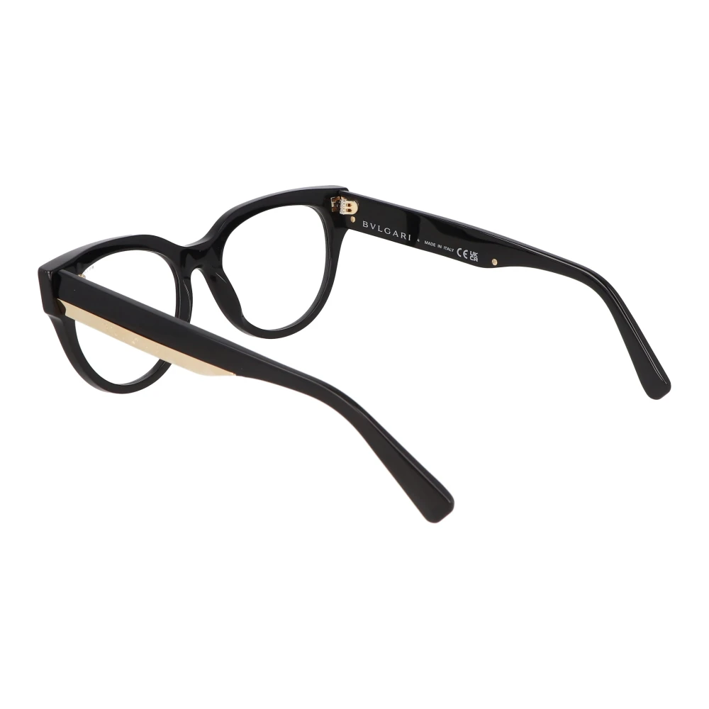 Bvlgari Onregelmatig acetaat montuur bril Black Unisex