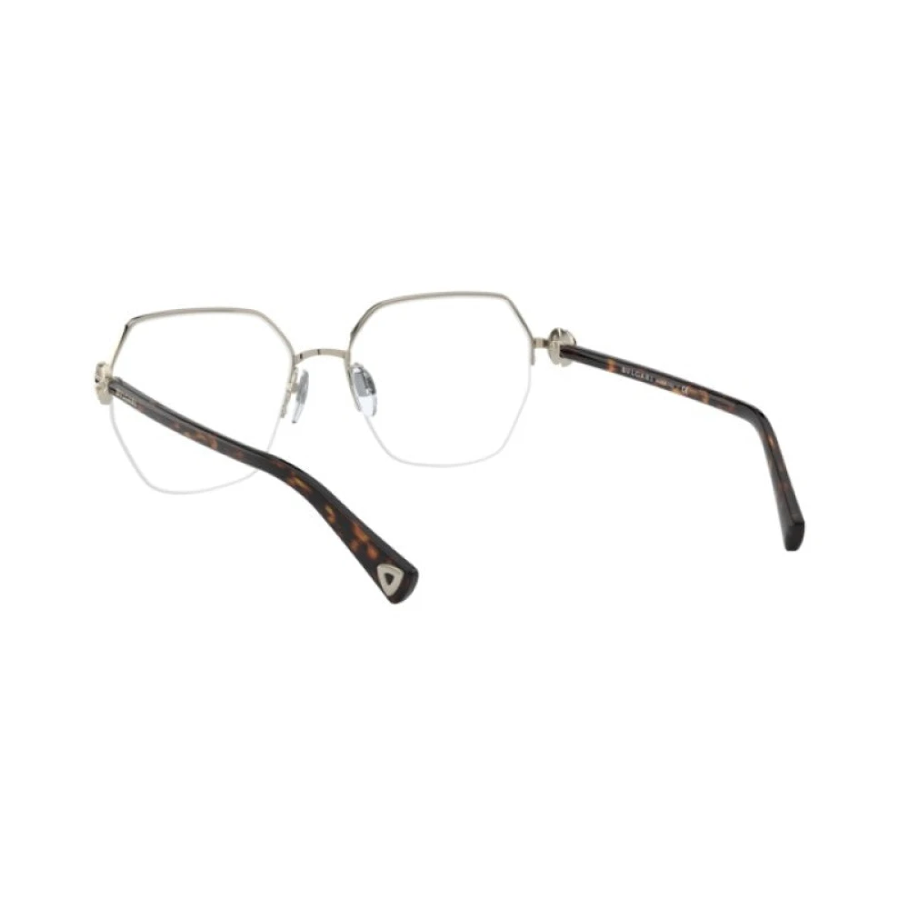 Bvlgari Stijlvolle Metalen Frame Bril Yellow Unisex