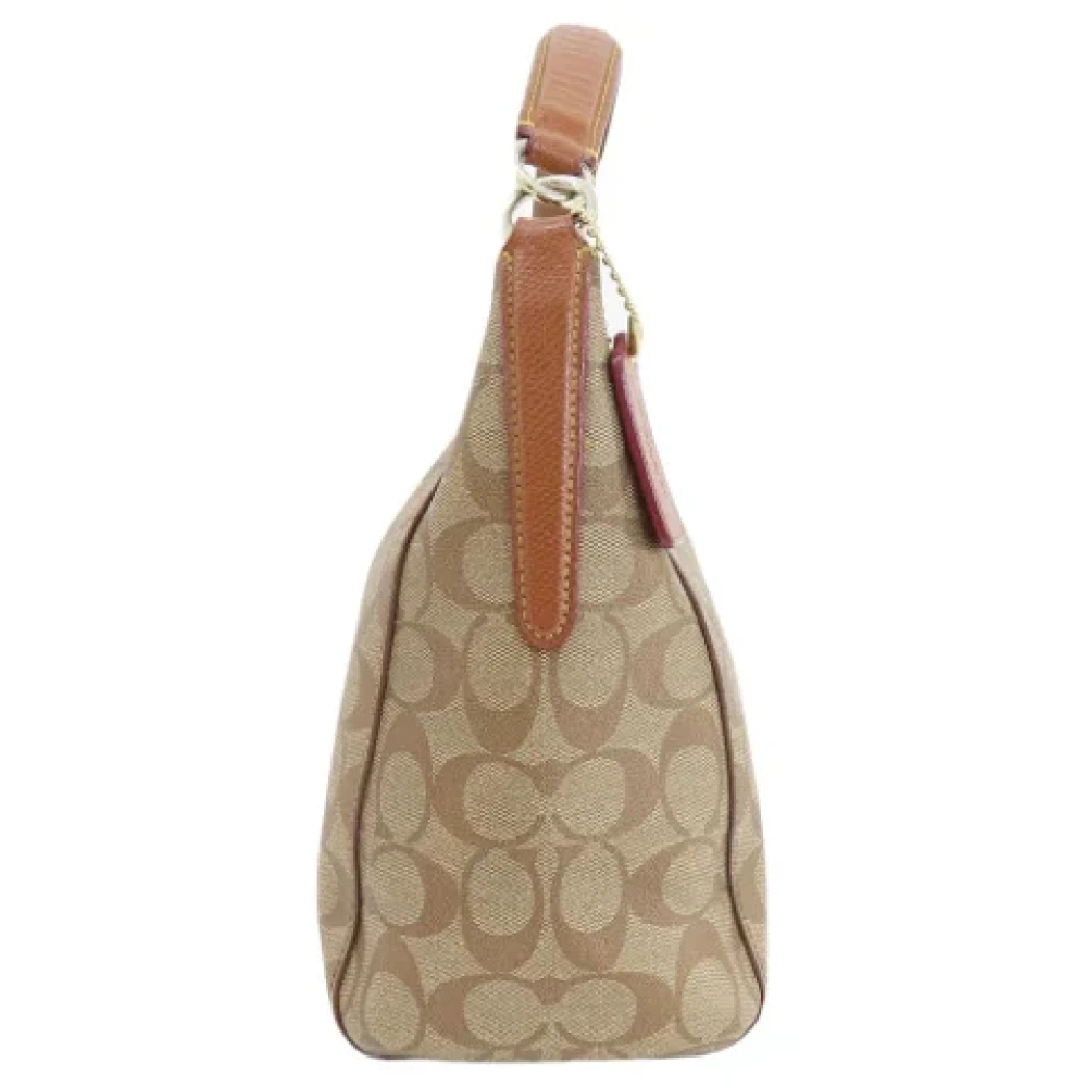 Coach Pre-owned Plastic handbags Brown Dames
