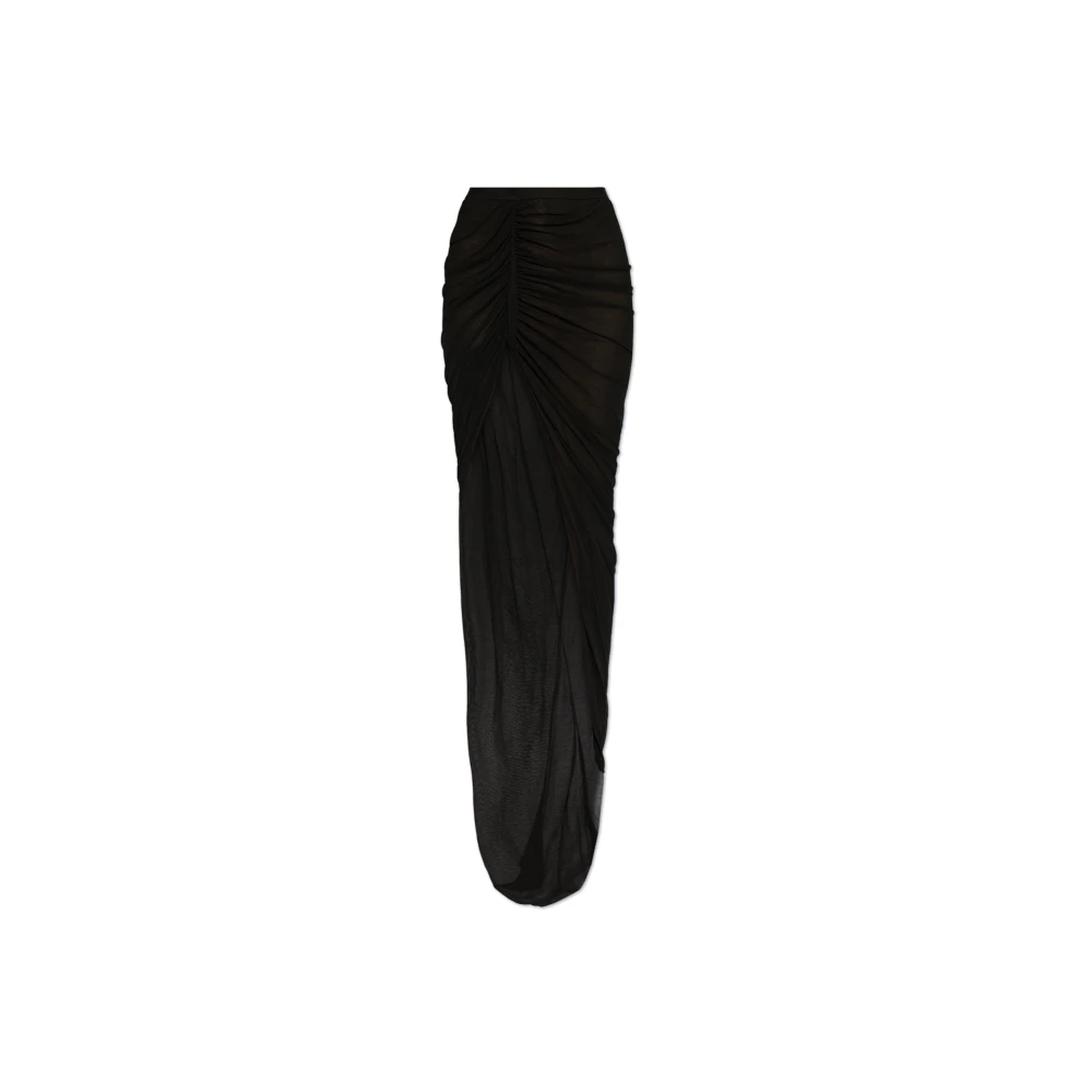 Rick Owens Edfu Rok Black Dames