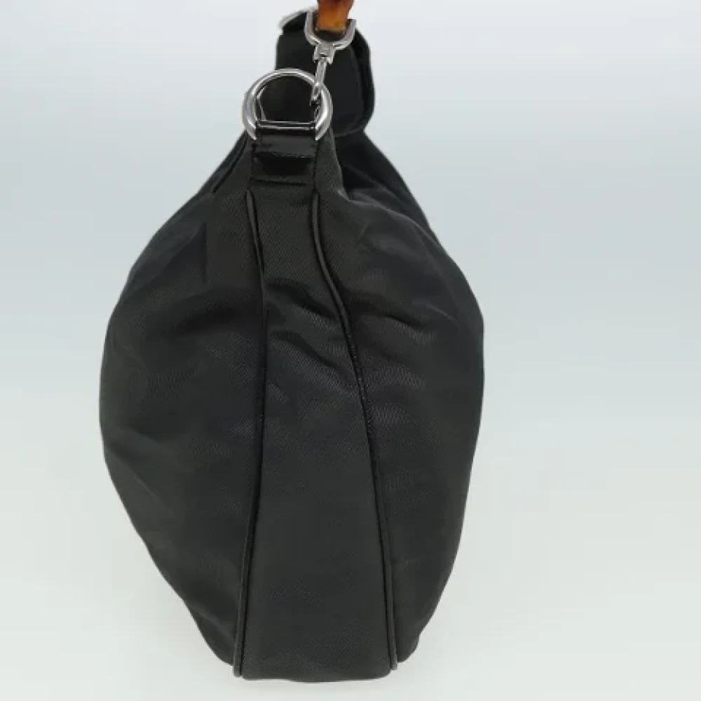 Gucci Vintage Pre-owned Nylon gucci-bags Gray Dames