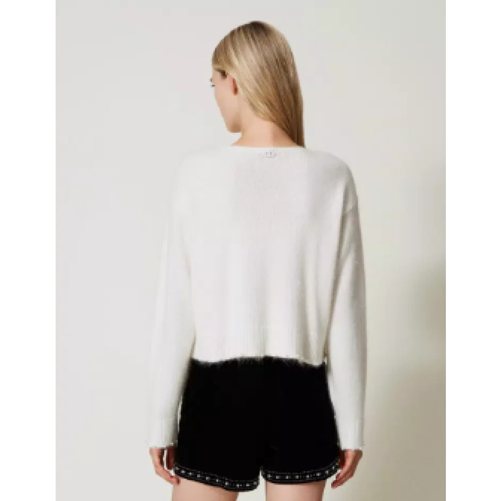Twinset Stijlvolle Sweater Set White Dames
