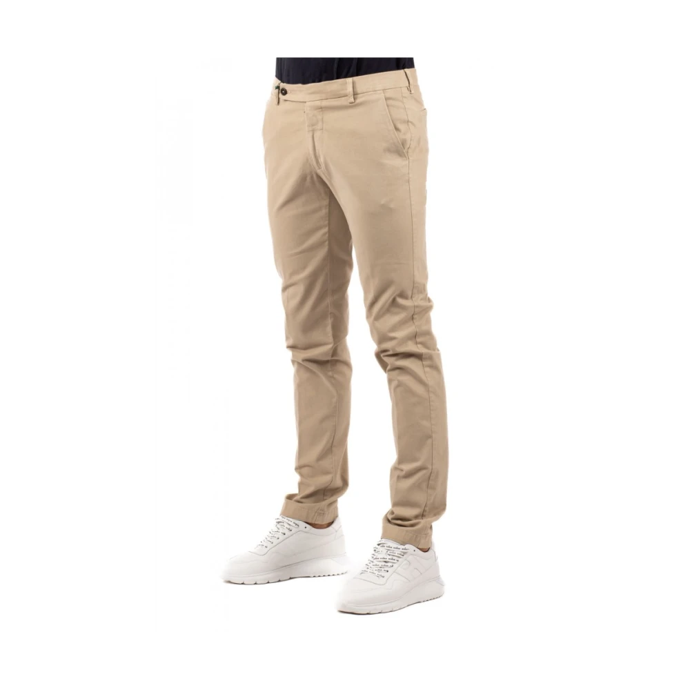 Berwich Herenbroek Klassieke Stijl Beige Heren