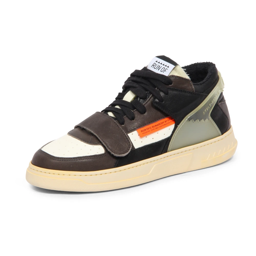 Run Of Men's Multicolor Sneakers, 10 Uk, Vintage Legend One Shoes