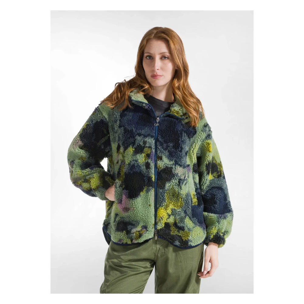 Deha Groene Fleecejas voor Vrouwen Green Dames