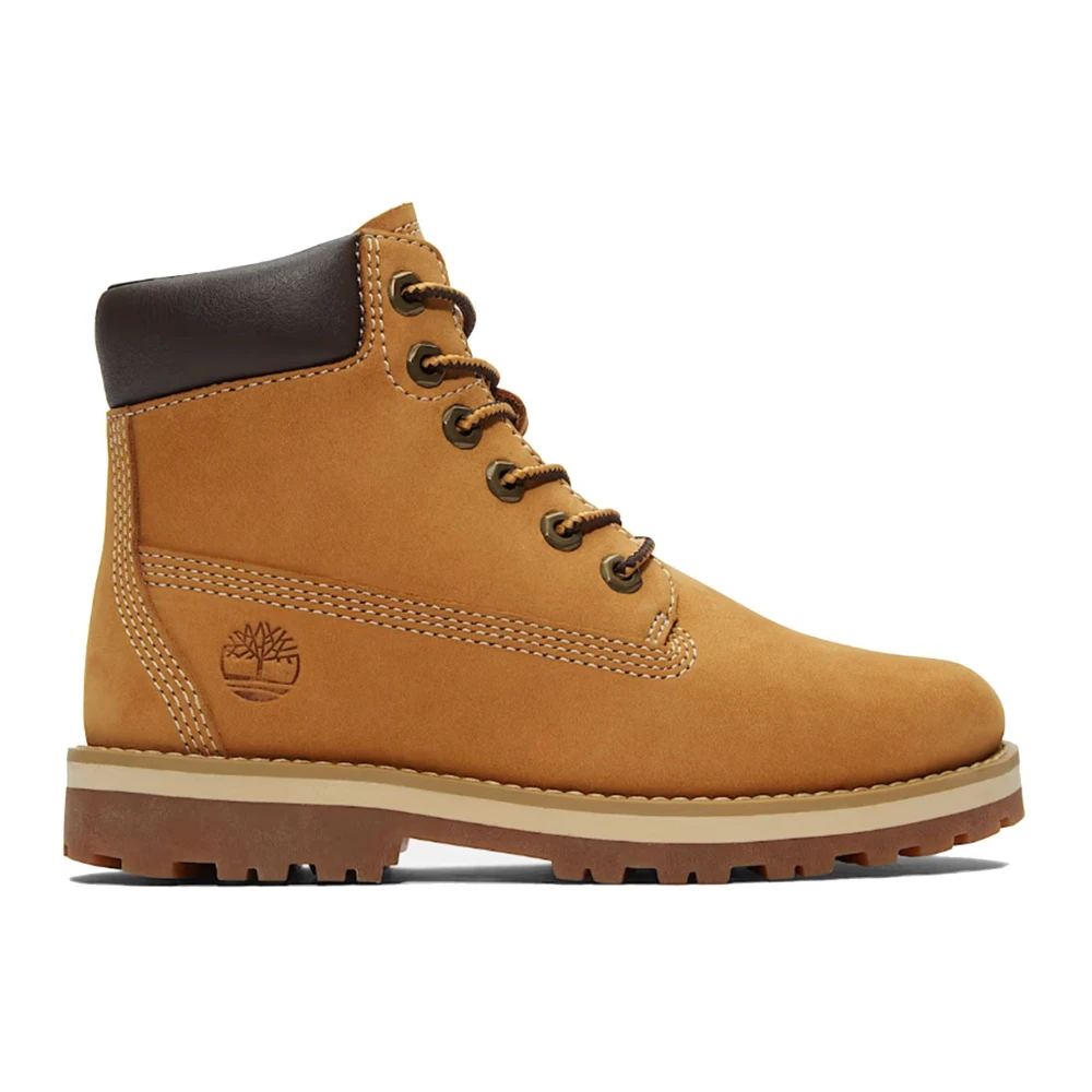 Timberland Unisex Kids Brown Courma Hiking Boots In Premium Nubuck - Kids Boots - 36 Eu - Kids