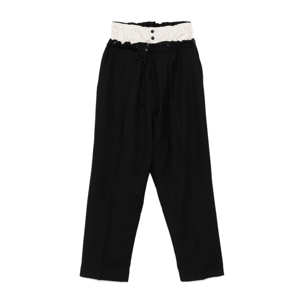 Maison Margiela Zwarte Broek met Stijl Black Heren