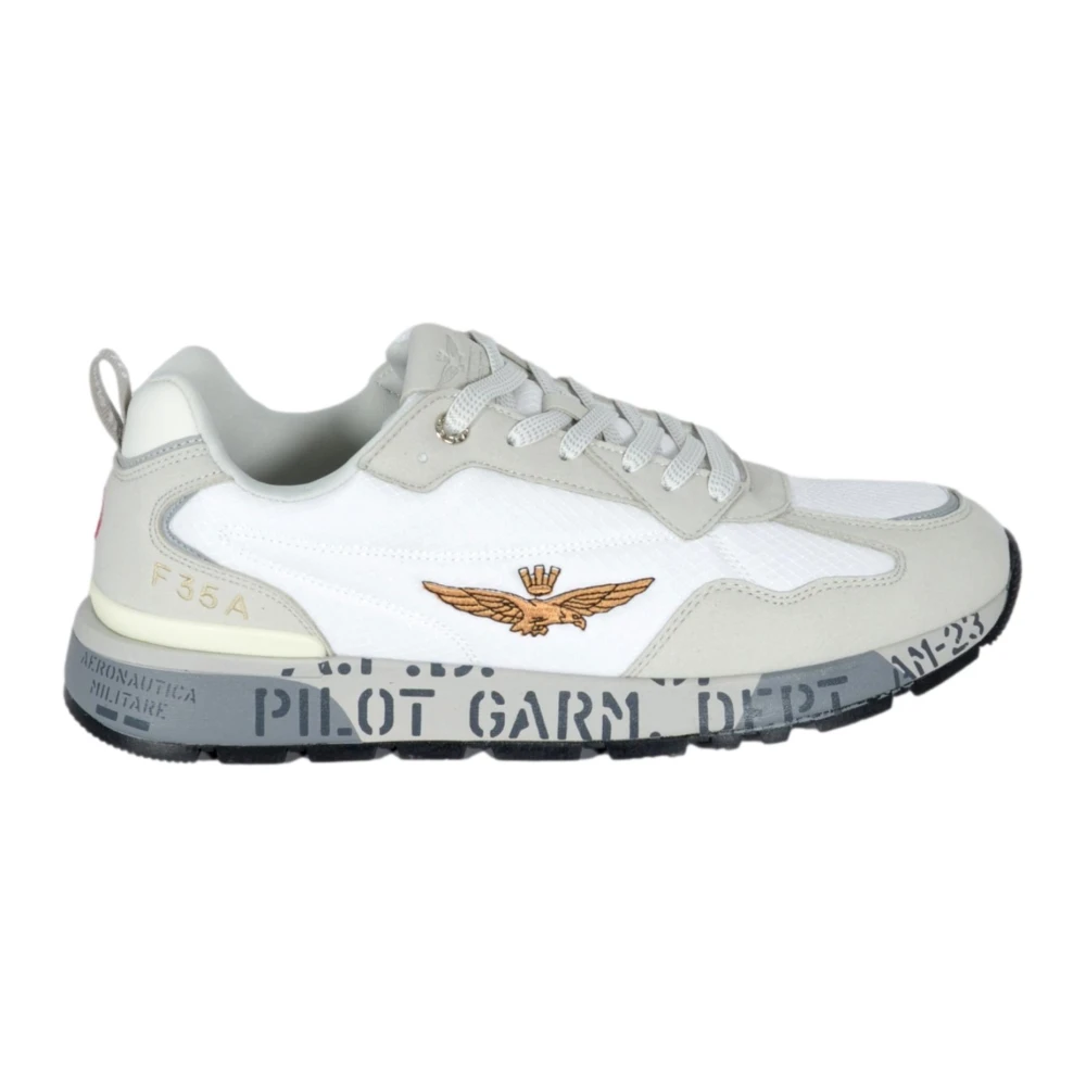 Aeronautica Militare Pilot Sc0276Uct04327 Heren Schoenen Wit