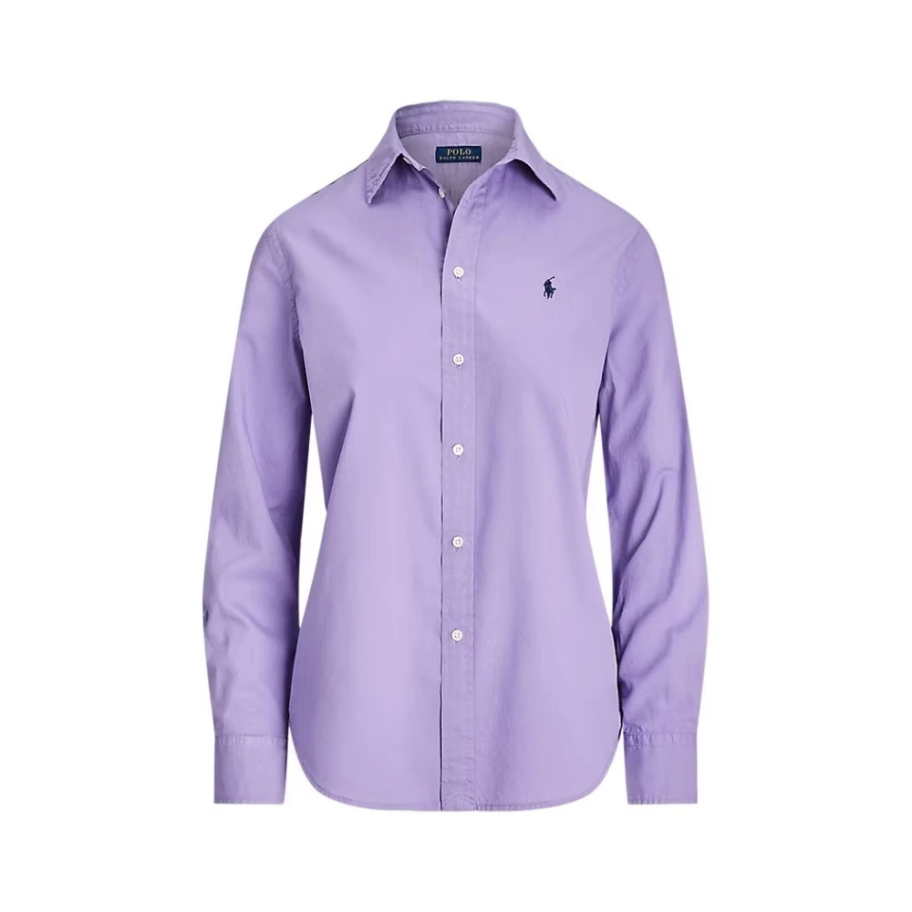 Polo Ralph Lauren Women's Purple Shirts, Xs, Casual Shirt