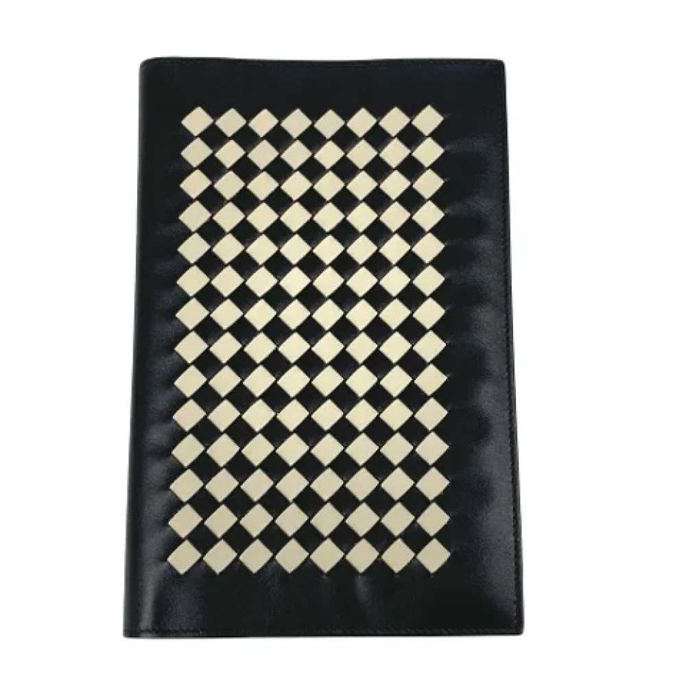 Bottega Veneta Vintage Pre-owned Leather wallets Black Dames