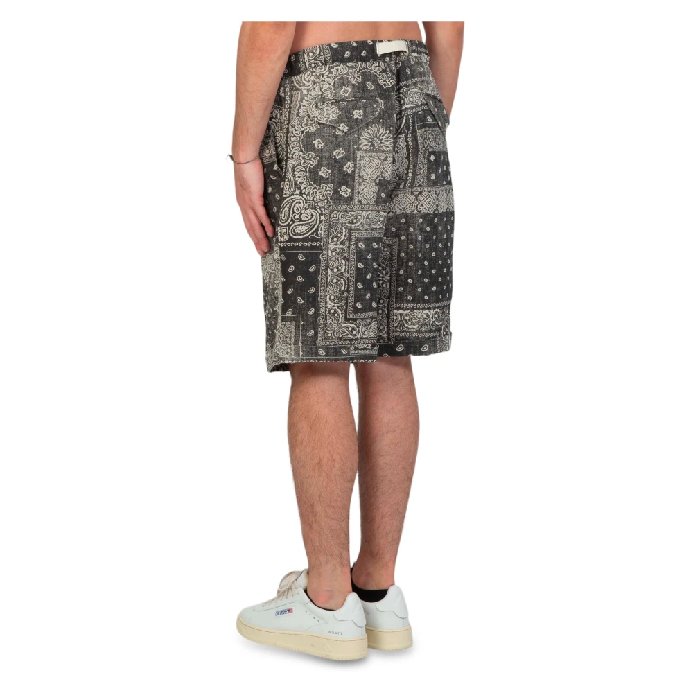 White Sand Bandanna Linnen Shorts in 199 Multicolor Heren