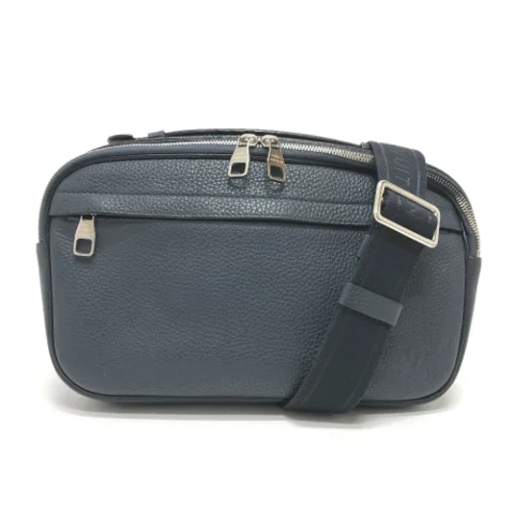 Louis Vuitton Vintage Pre-owned Leather louis-vuitton-bags Blue Heren