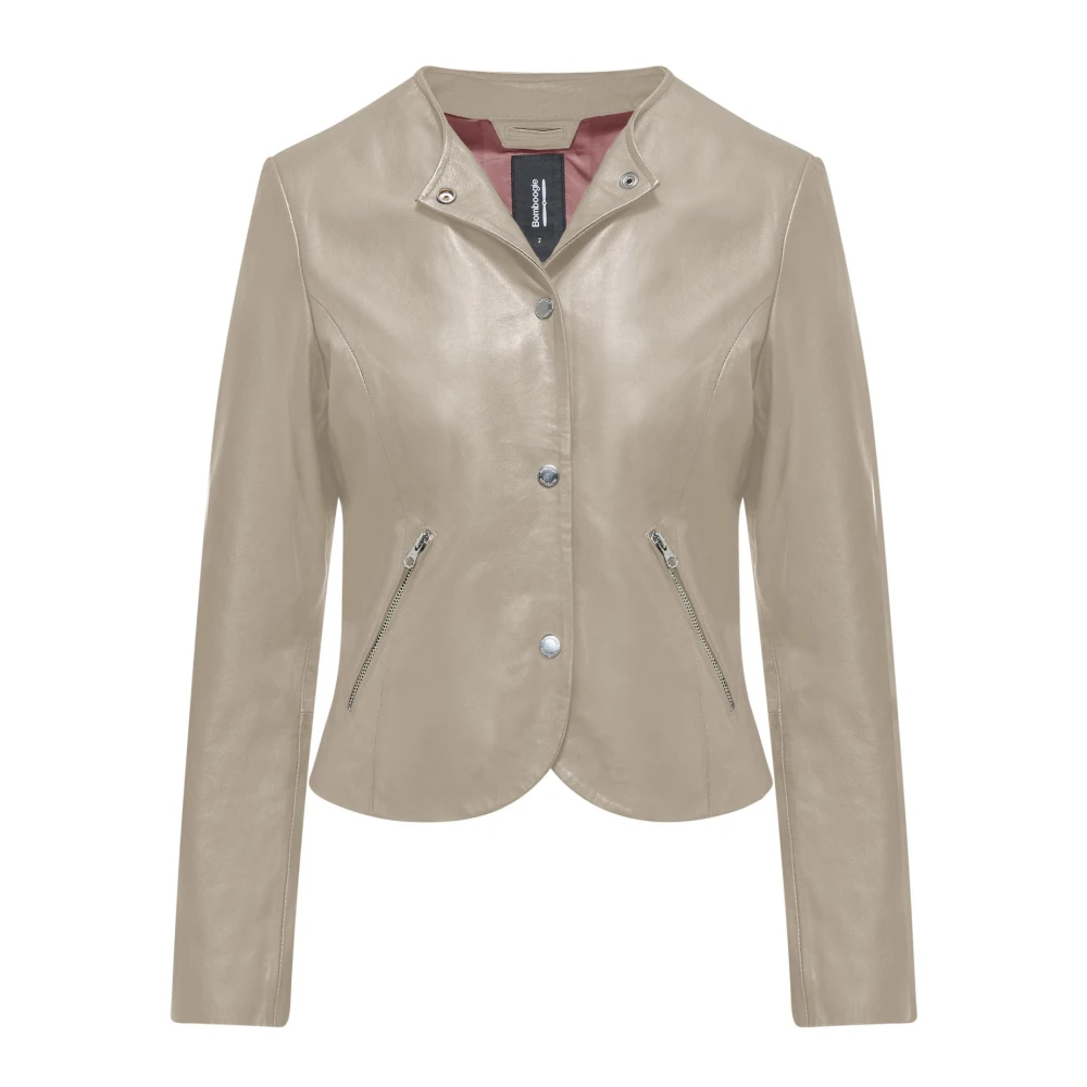 Jackets > Leather Jackets - - BomBoogie - Modalova