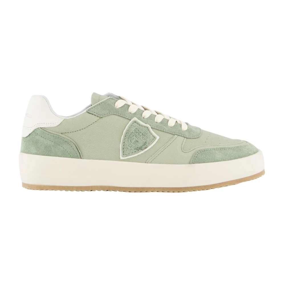 Philippe Model Men's Green Nice Low Trainers