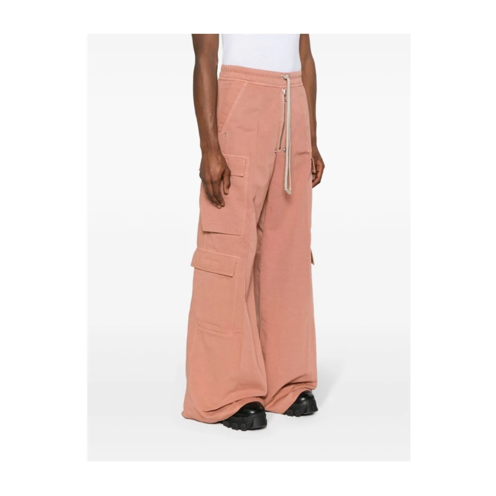 Rick Owens Cargo Jumbo Belas Cargo Broek Pink Heren