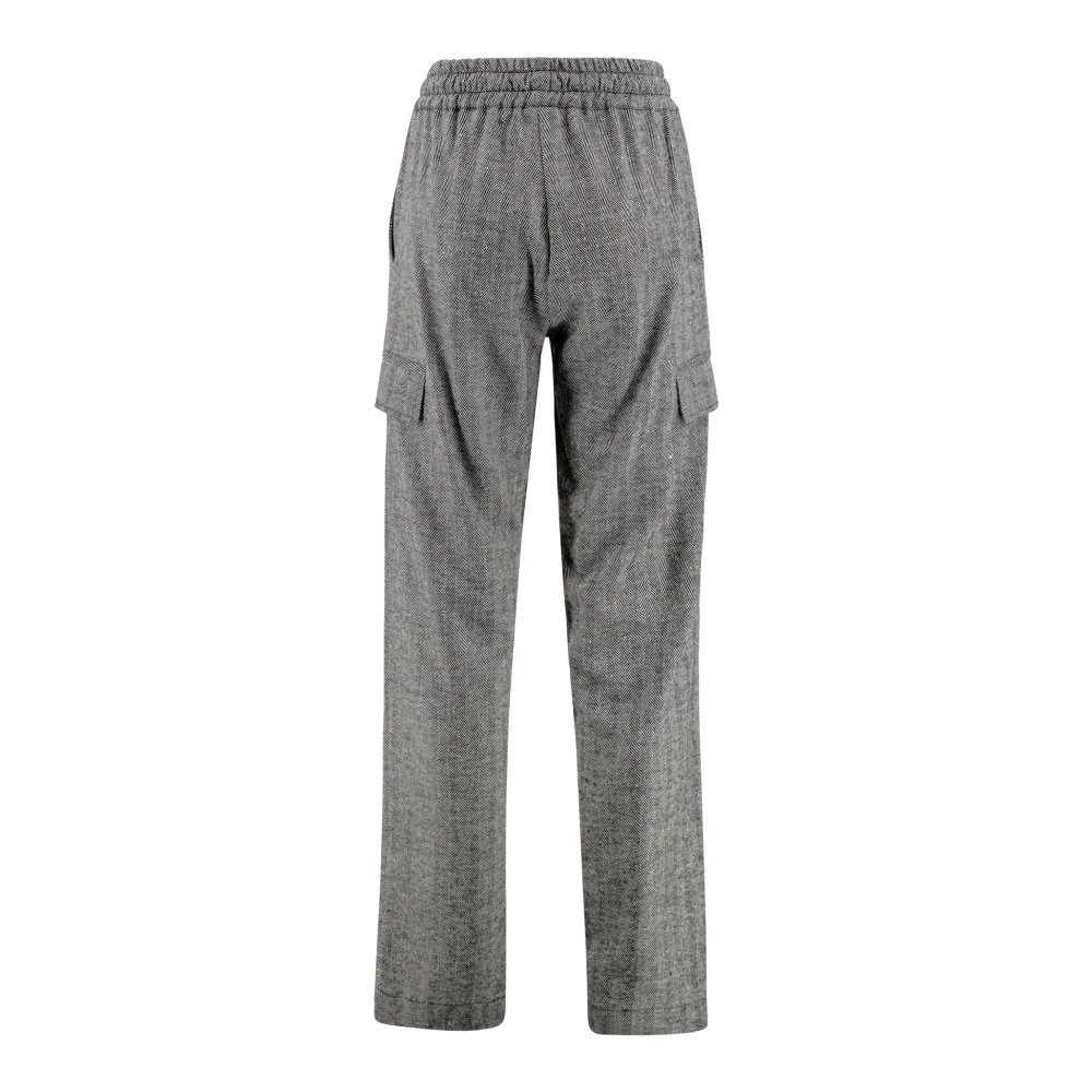 D.Exterior Elegante Broek voor Vrouwen Gray Dames