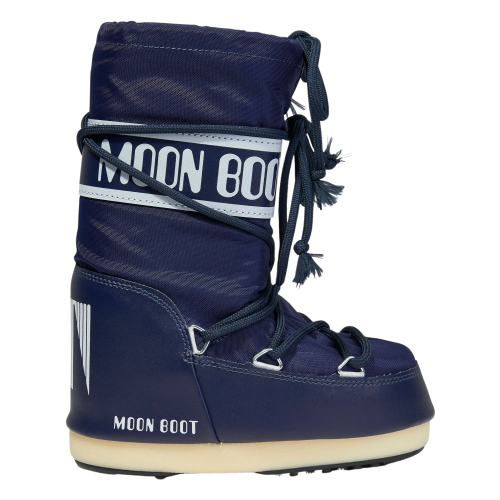 Moon Boot Unisex Blue Icon Nylon Snow Boots