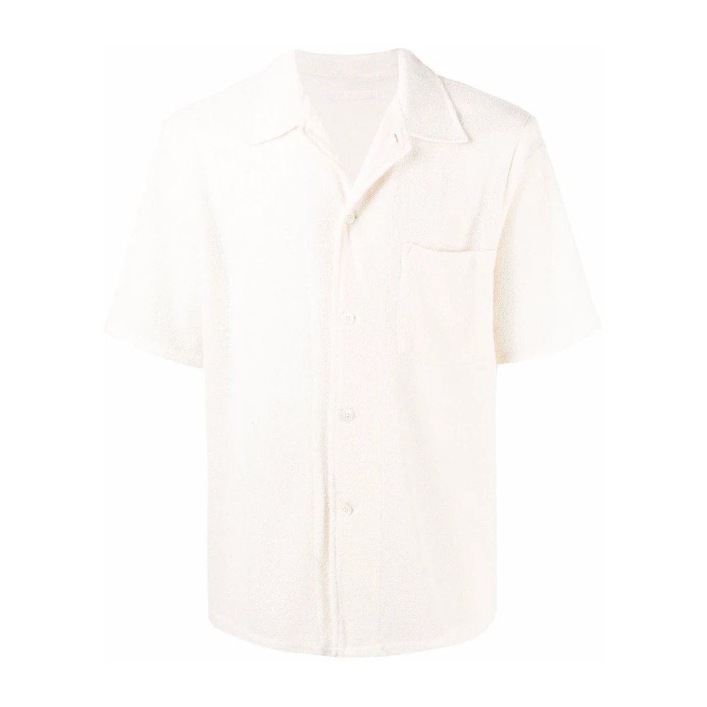 Our Legacy Witte korte mouw box shirt White Heren