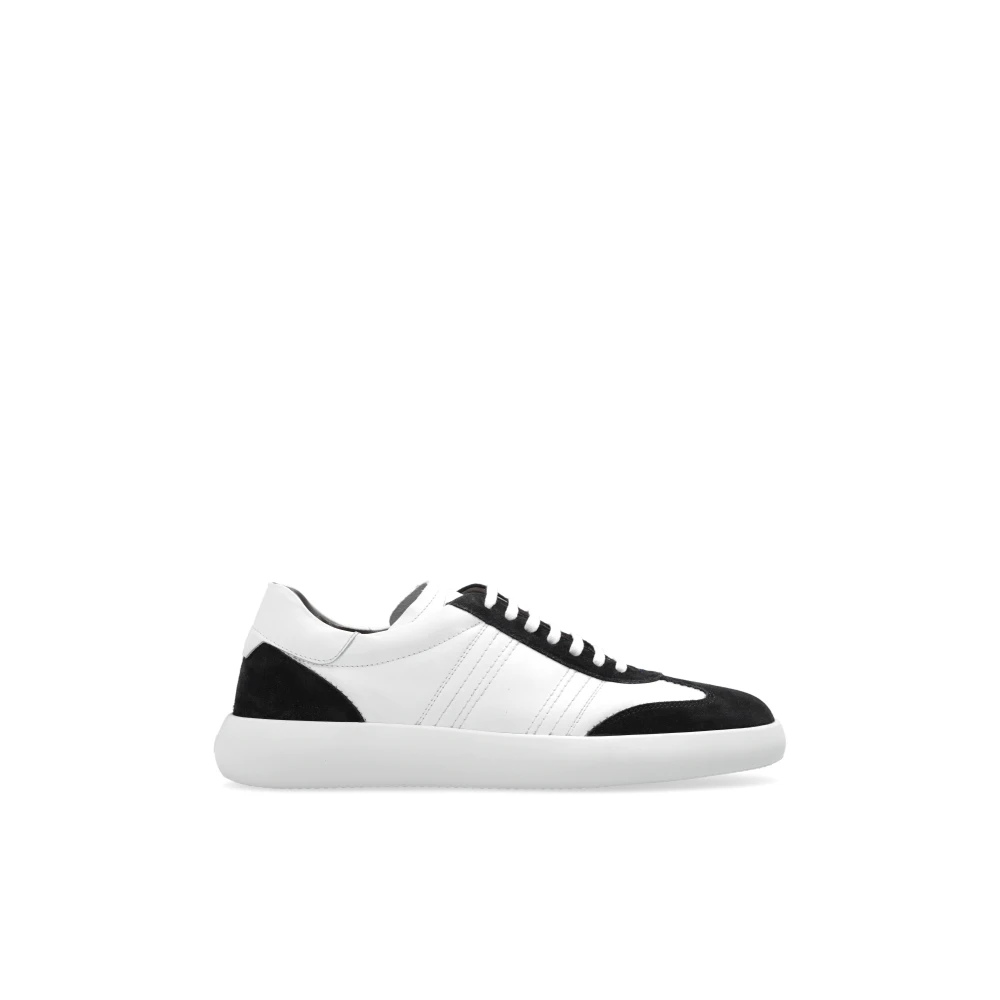 Brioni Sneakers met reliëf logo White Heren