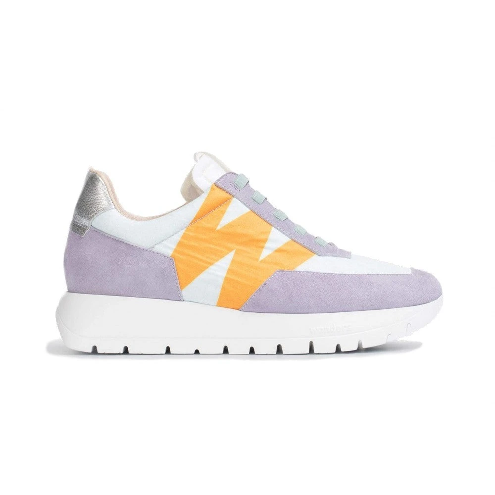 Wonders Urban Sneaker met MemoryGel Binnenzool Dames Schoenen Paars