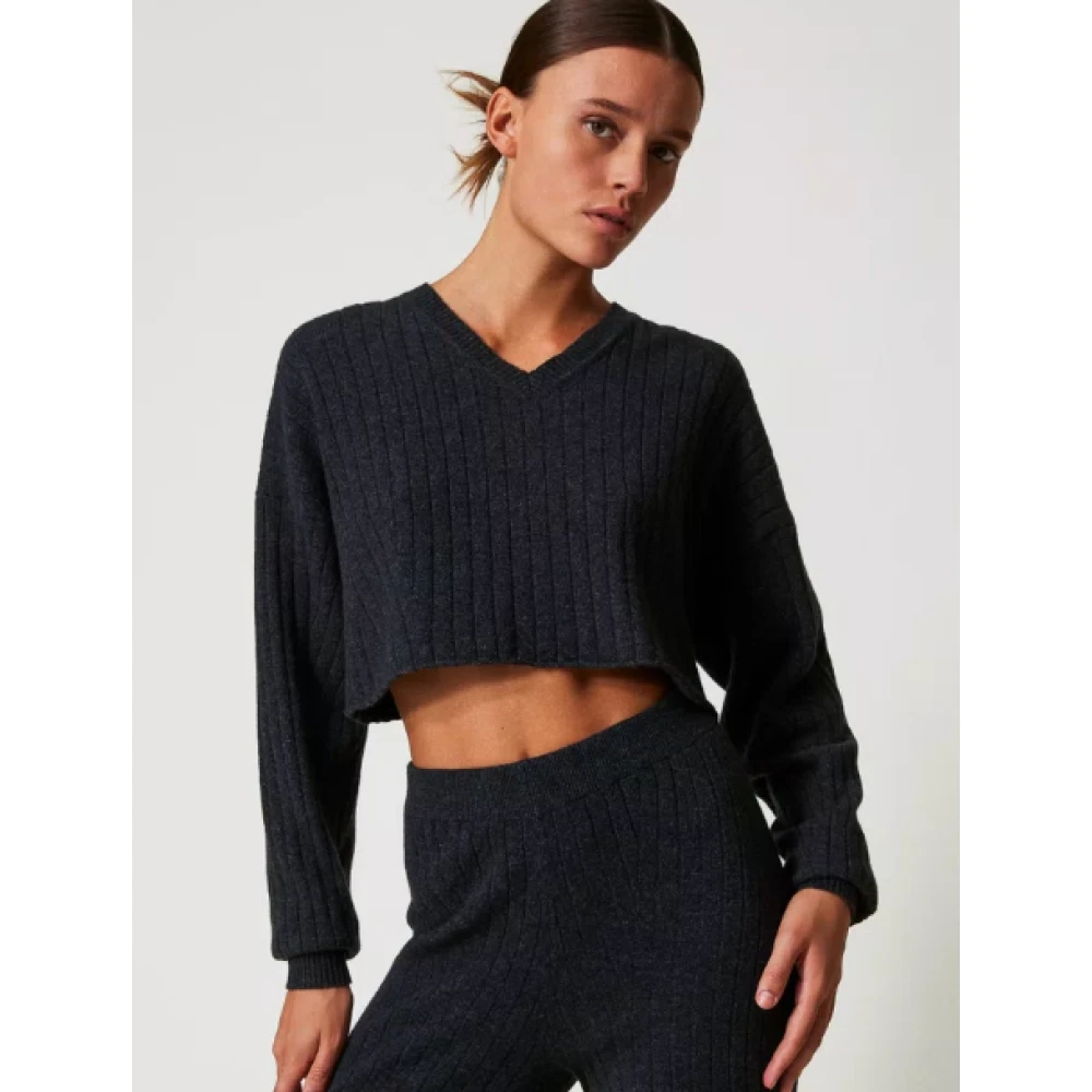 Twinset Grijze Sweater Set Gray Dames
