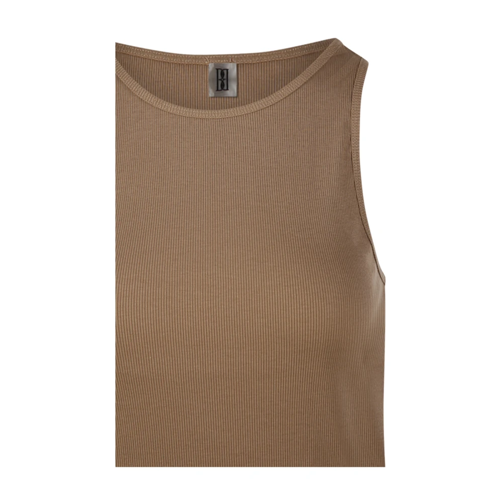 By Malene Birger Lichtbruine Amani T-shirt By Herenne Birger Brown Dames