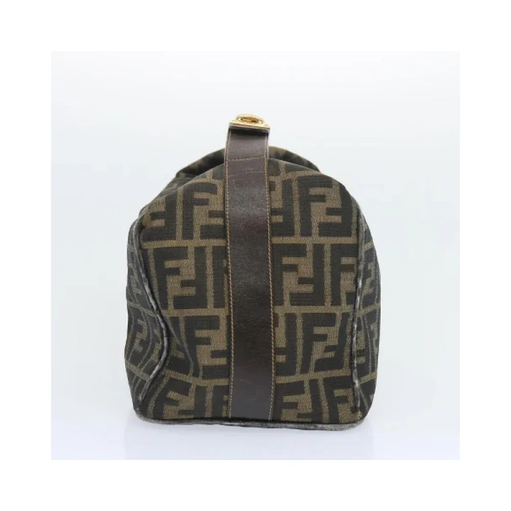 Fendi Vintage Pre-owned Canvas handbags Brown Dames