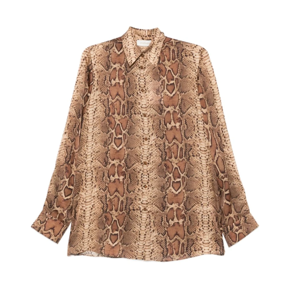 Zimmermann Women's Brown Shirts - Shirts - Xs - Blouses & Shirts