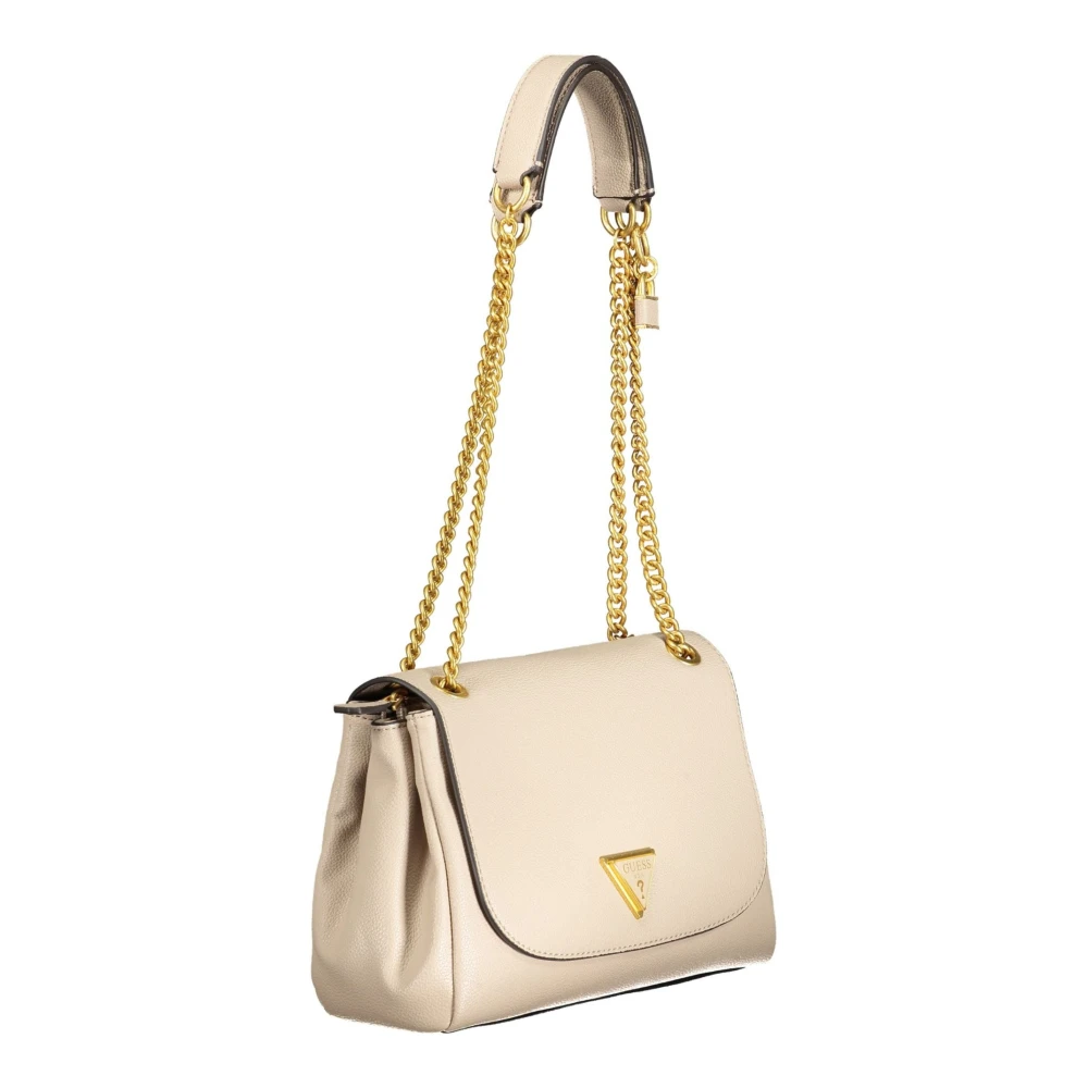 Guess Beige Schoudertas Cosette Ketting Beige Dames