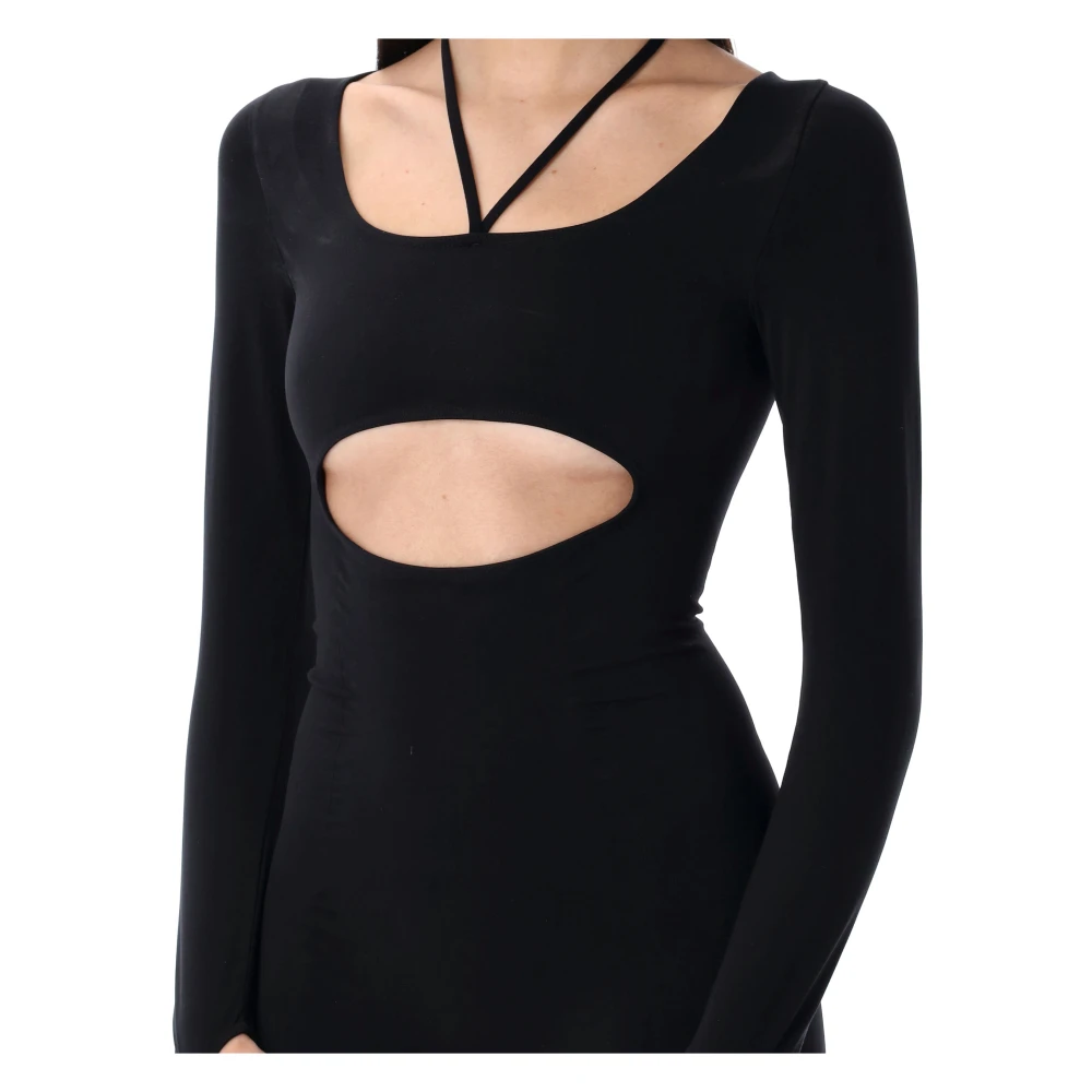 Andrea Adamo Jersey Jumpsuit Beeldhouwen Black Dames