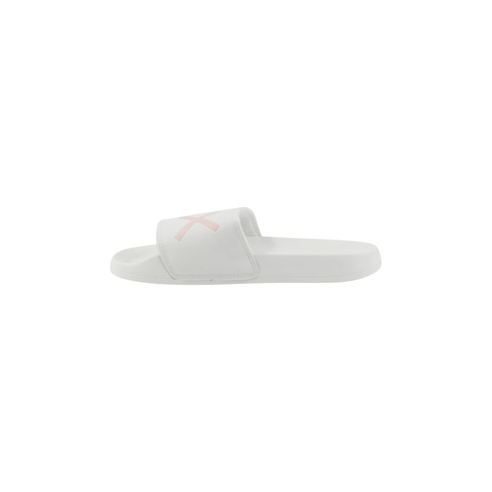 Sun68 Donna Bianco - Slippers Logo - Shoes - 38 Eu