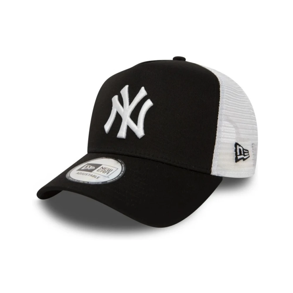 new era Zwarte Yankees Jeugd Trucker Hoed Black Heren