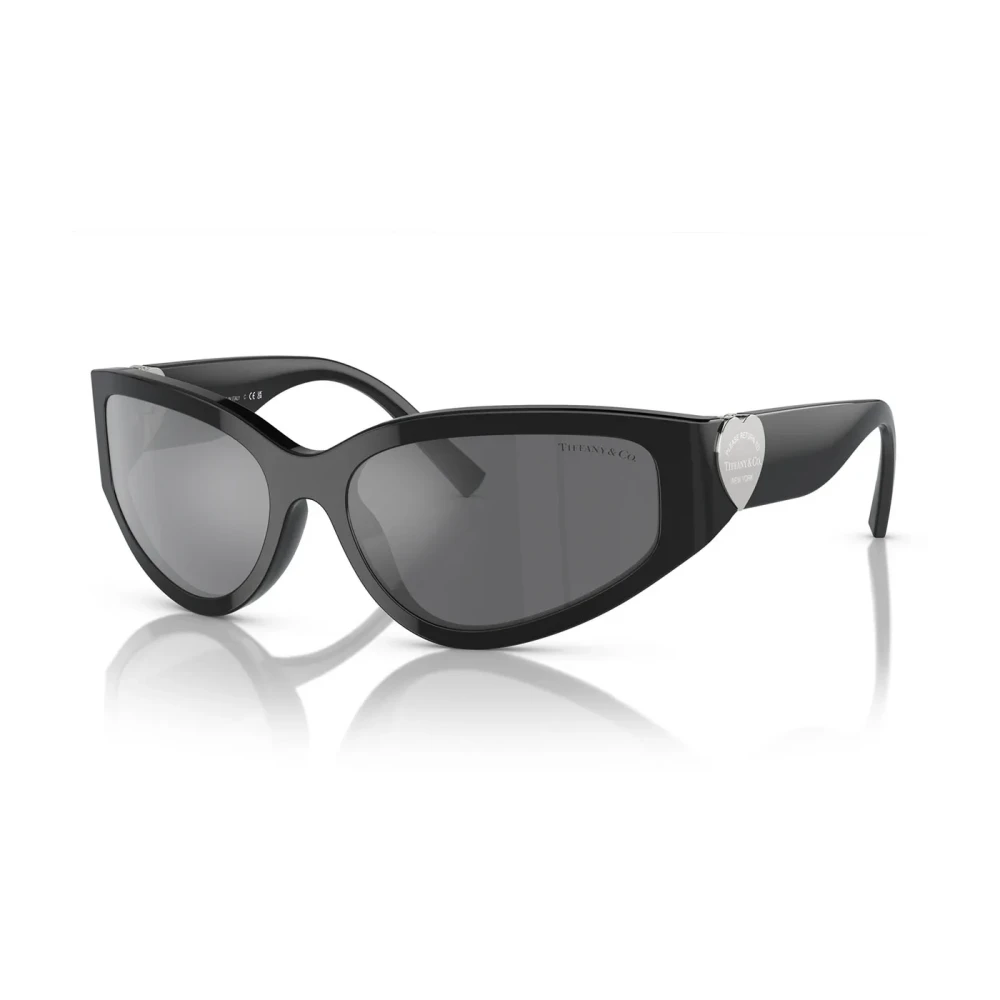 Tiffany Women's Black Sunglasses, 59 Mm, Chic Sunglasses With Iconic Heart Design