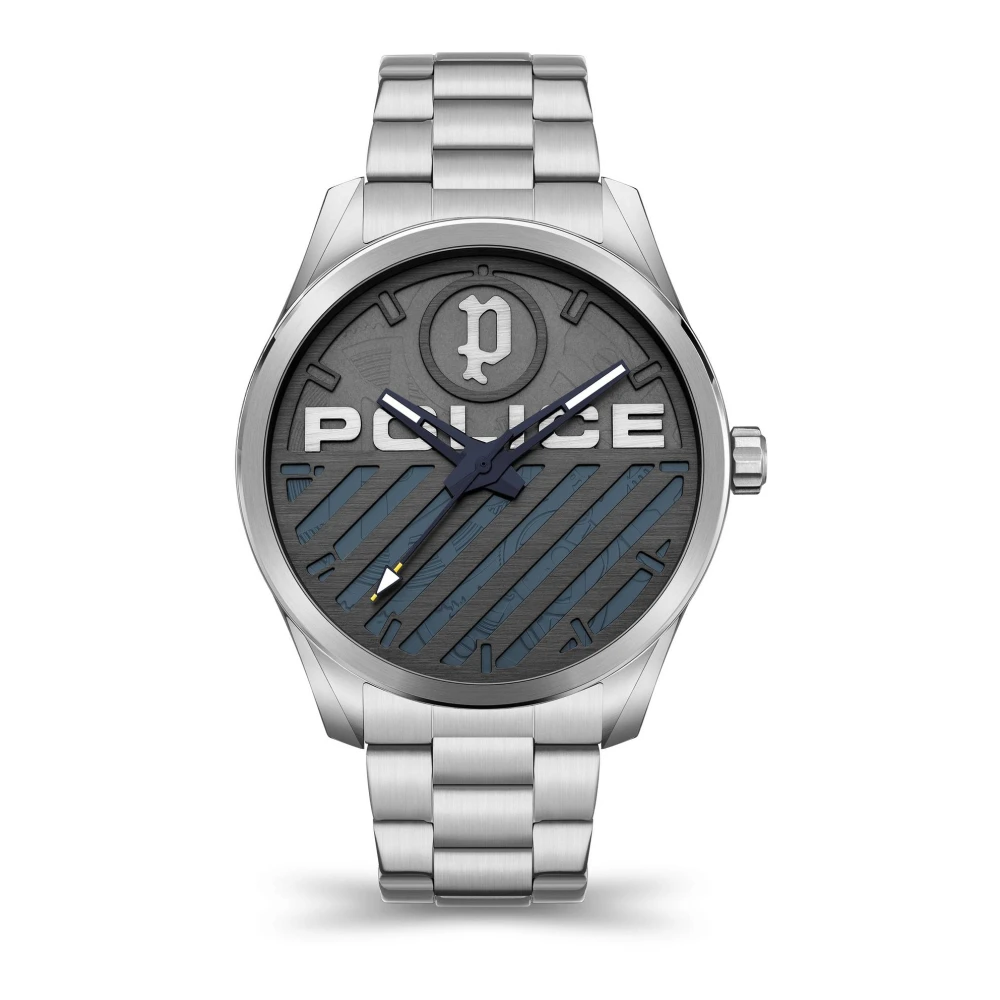 Police Men's Gray Bracelet Watch Grille Pewjg2121404 - Watches - One Size - Accessories